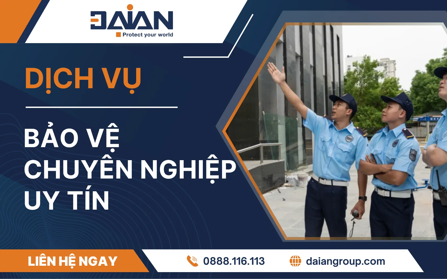 Dịch vụ bảo vệ chuyên nghiệp, uy tín