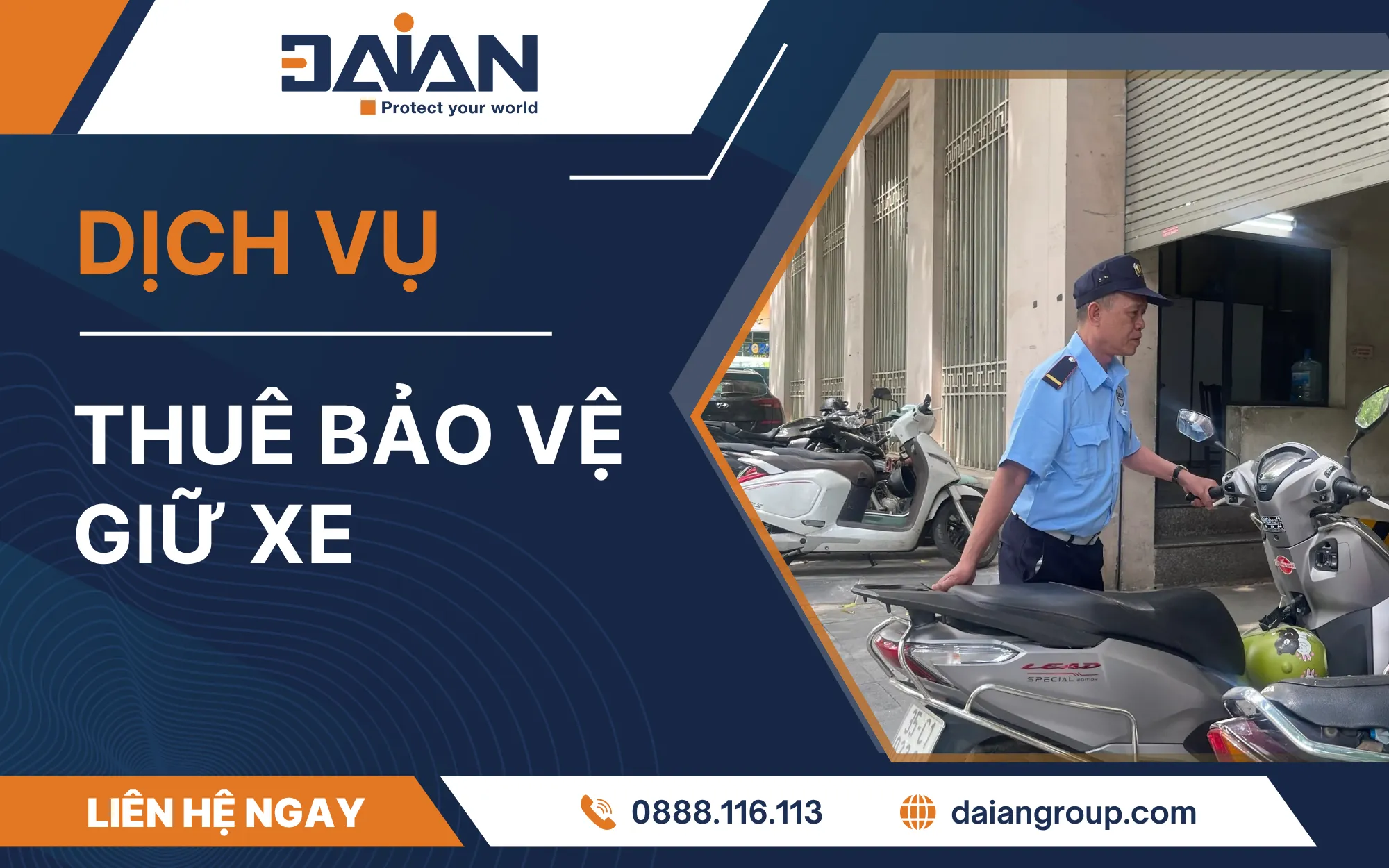 Dịch vụ thuê bảo vệ giữ xe