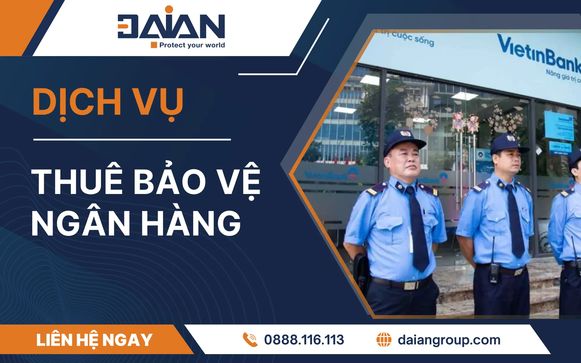 Thuê dịch vụ bảo vệ ngân hàng uy tín