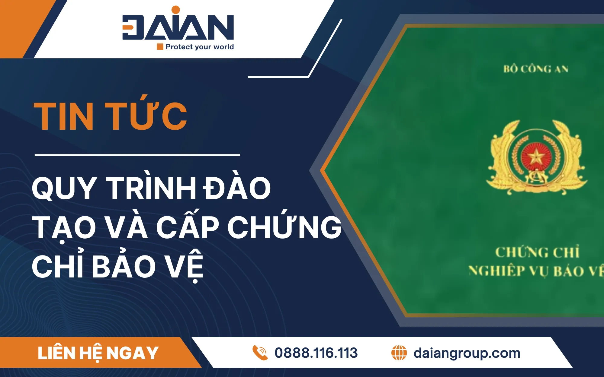 Chứng chỉ bảo vệ - quy trình đào tạo và cấp chứng chỉ bảo vệ
