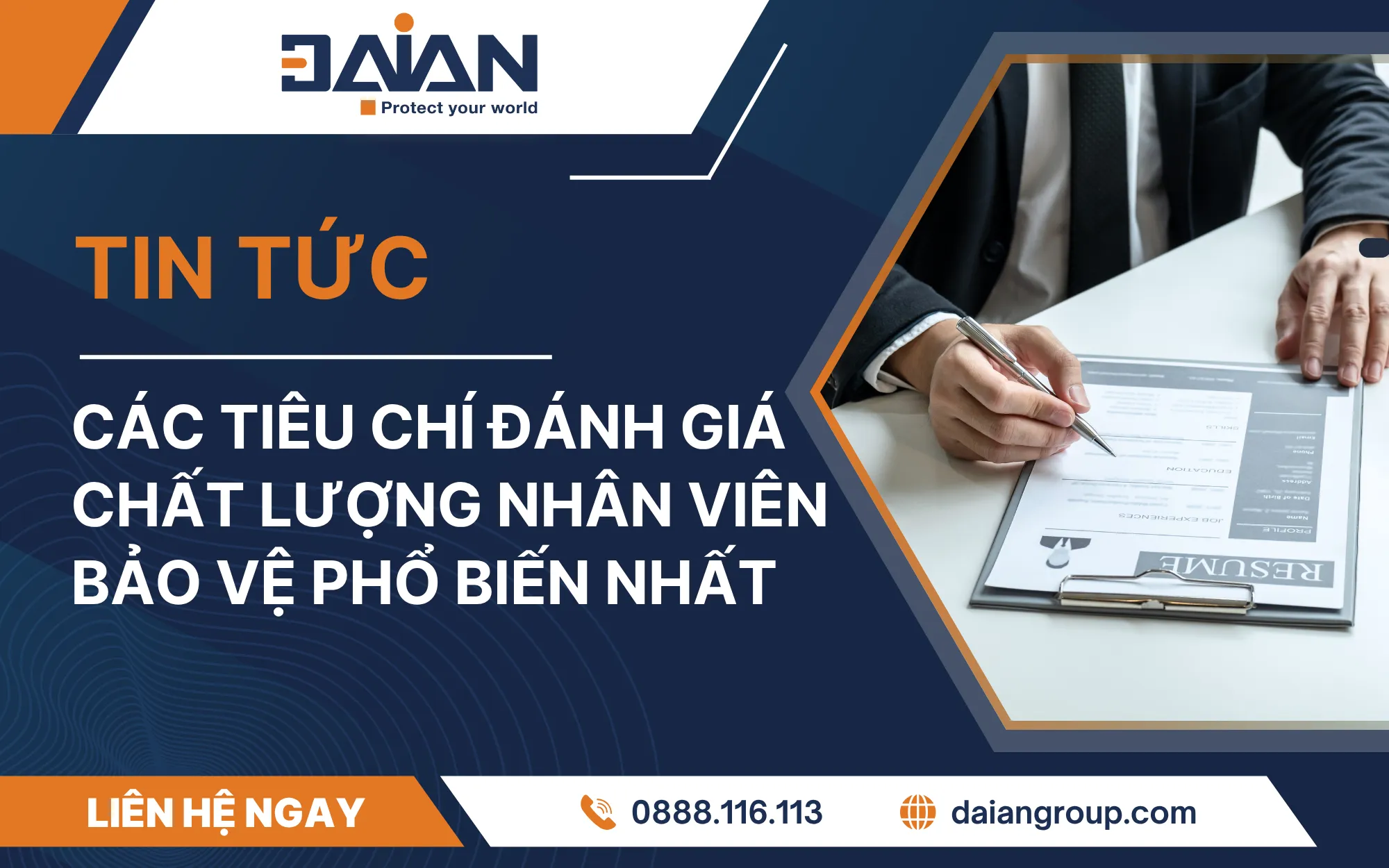 Nhân viên bảo vệ: Các tiêu chí đánh giá chất lượng phổ biến nhất
