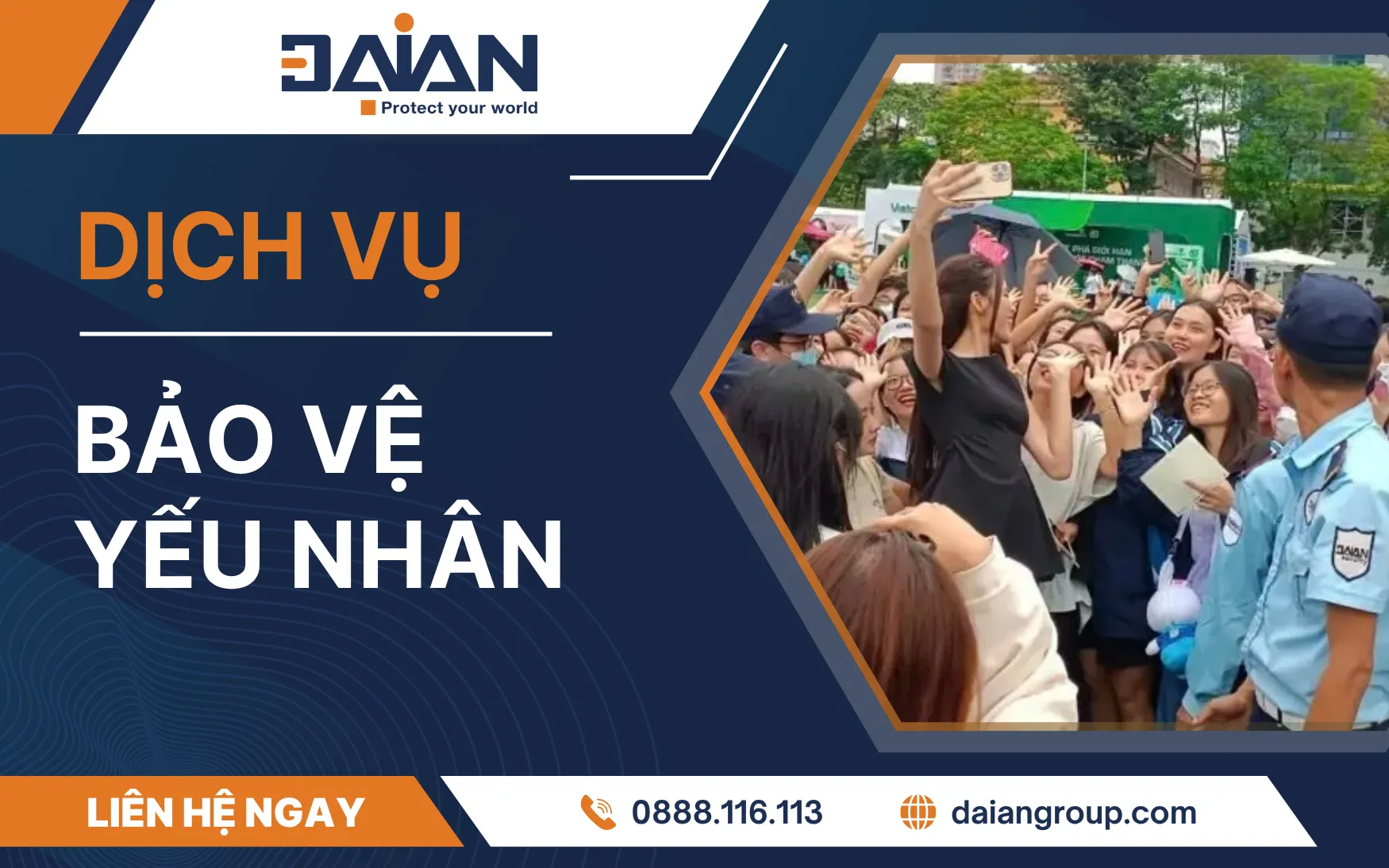 Dịch vụ bảo vệ yếu nhân VIP uy tín, chuyên nghiệp, an toàn tuyệt đối 2025