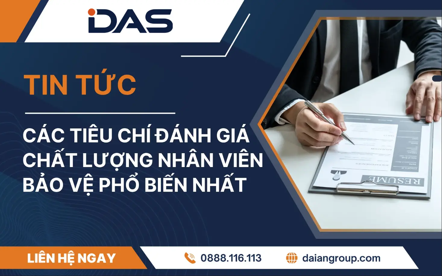 Nhân viên bảo vệ Các tiêu chí đánh giá chất lượng phổ biến nhất