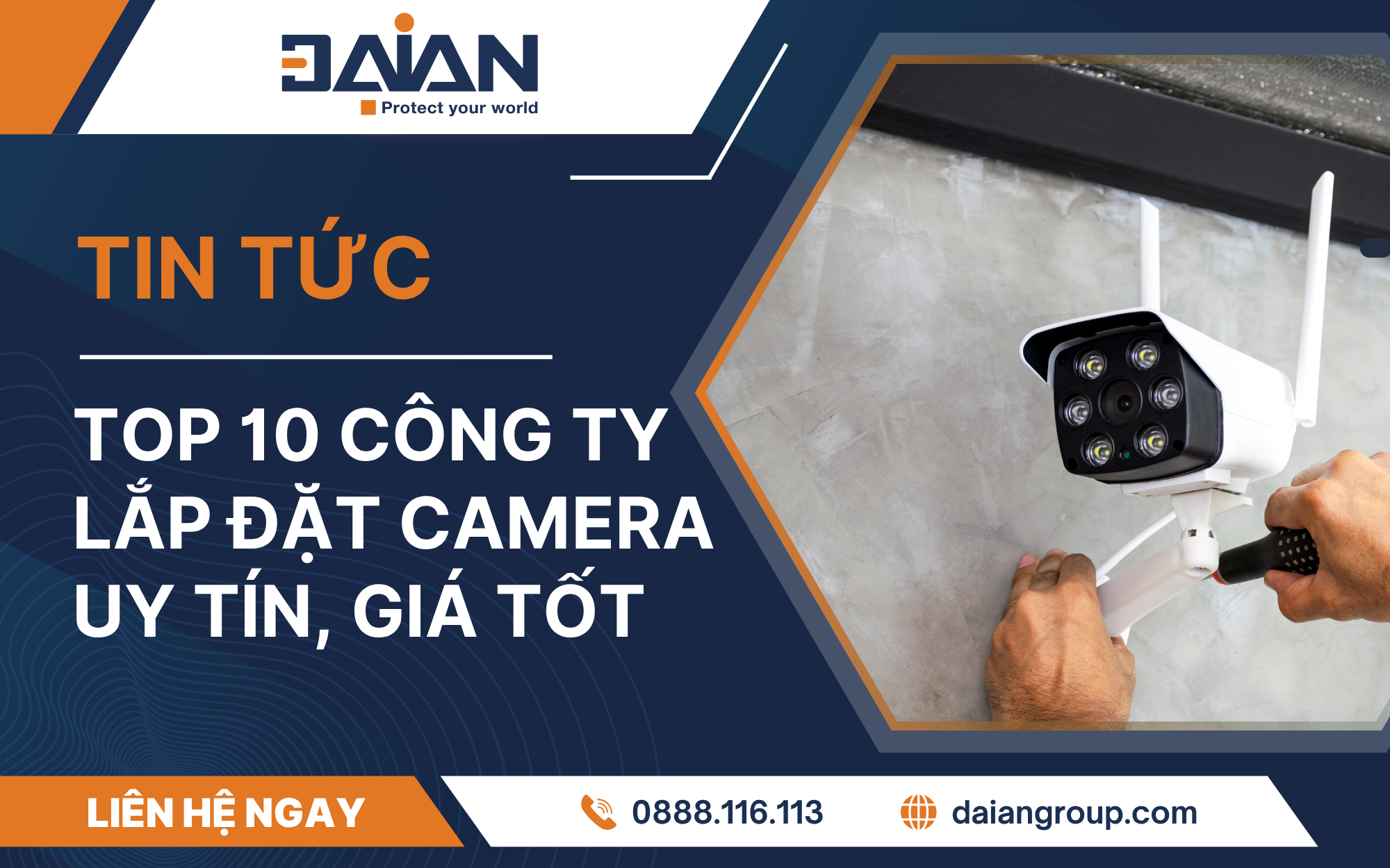 Top 10 công ty lắp đặt camera uy tín