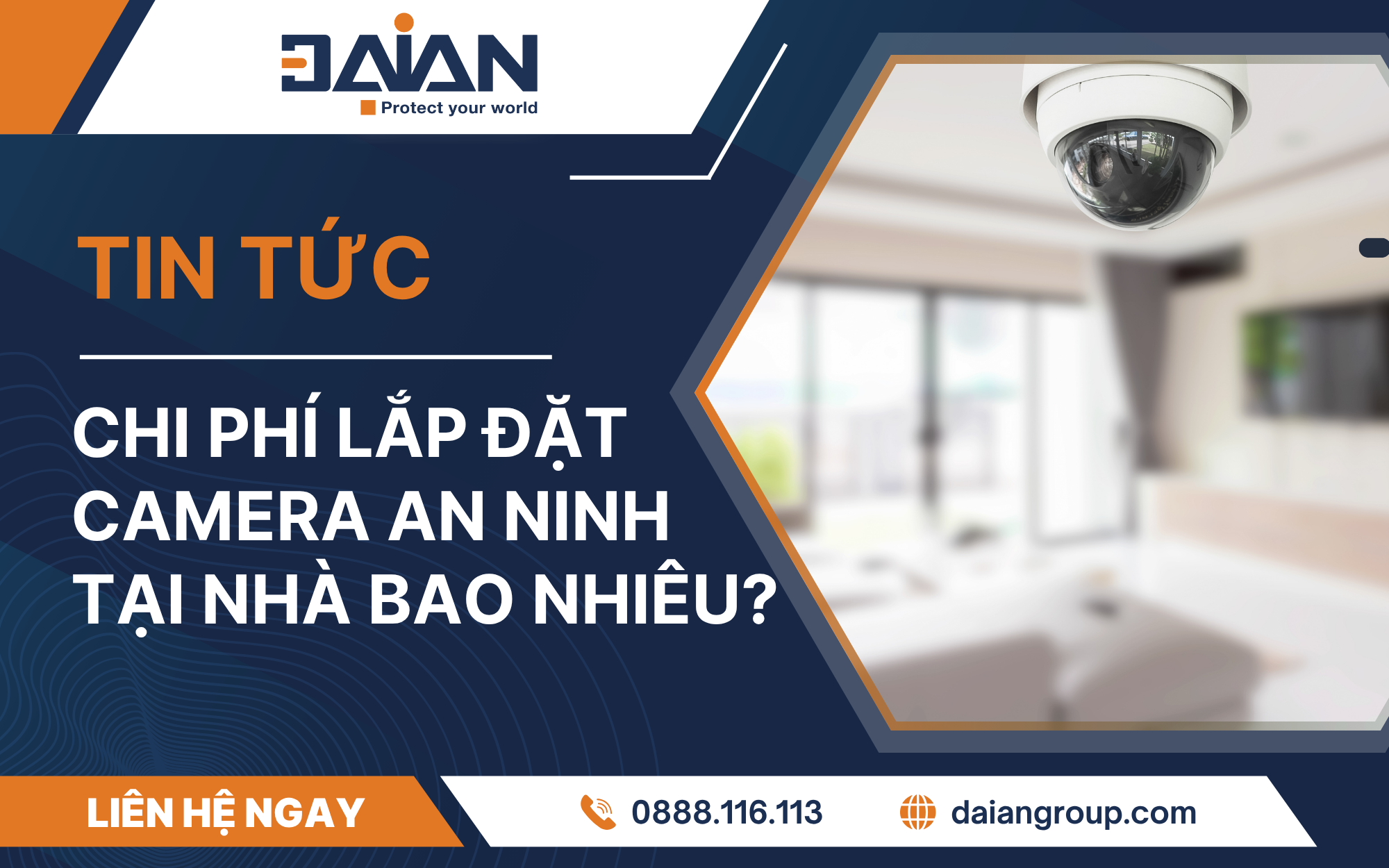 Chi phí lắp đặt camera an ninh tại nhà bao nhiêu?