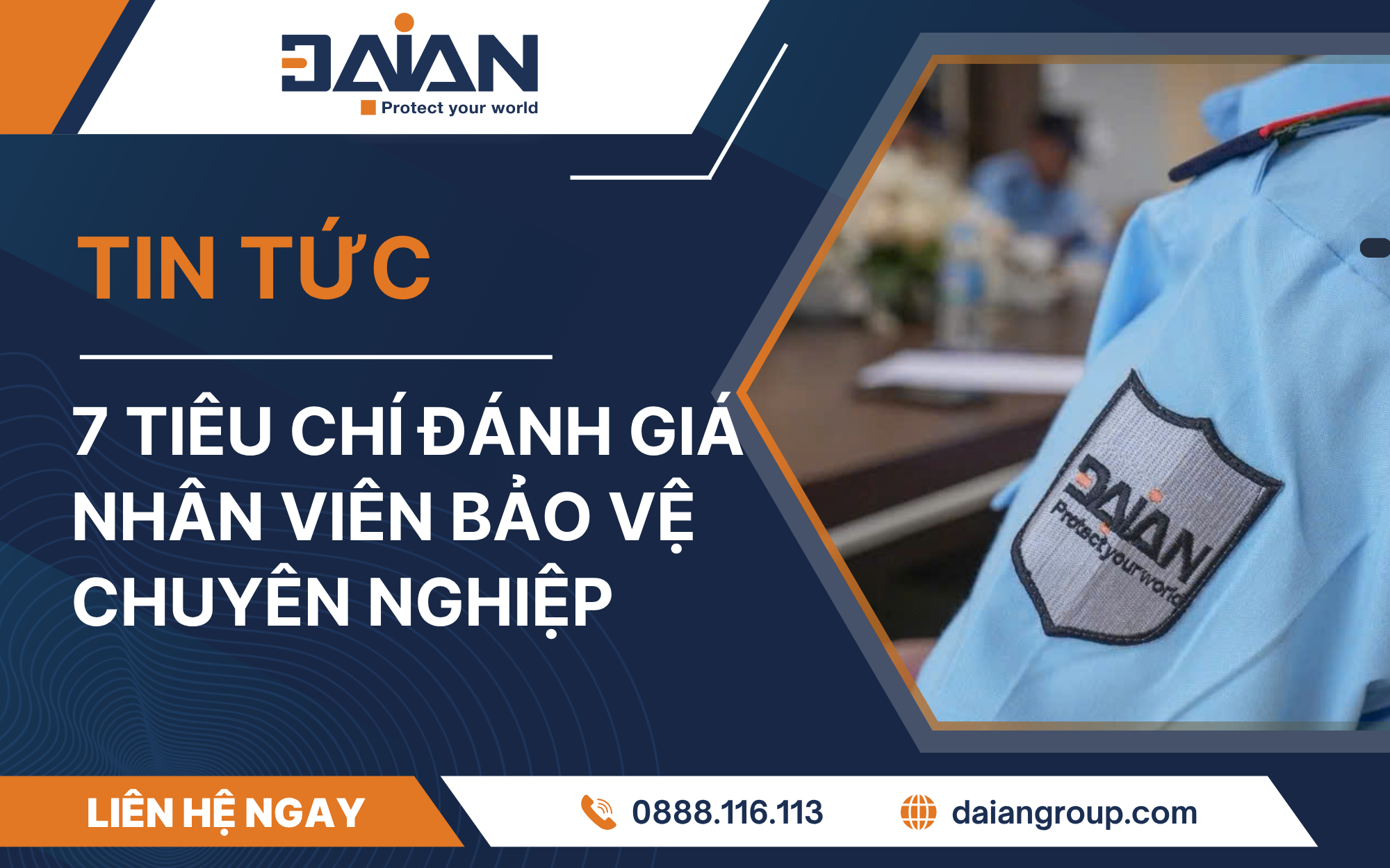 7 tiêu chí đánh giá nhân viên bảo vệ chuyên nghiệp