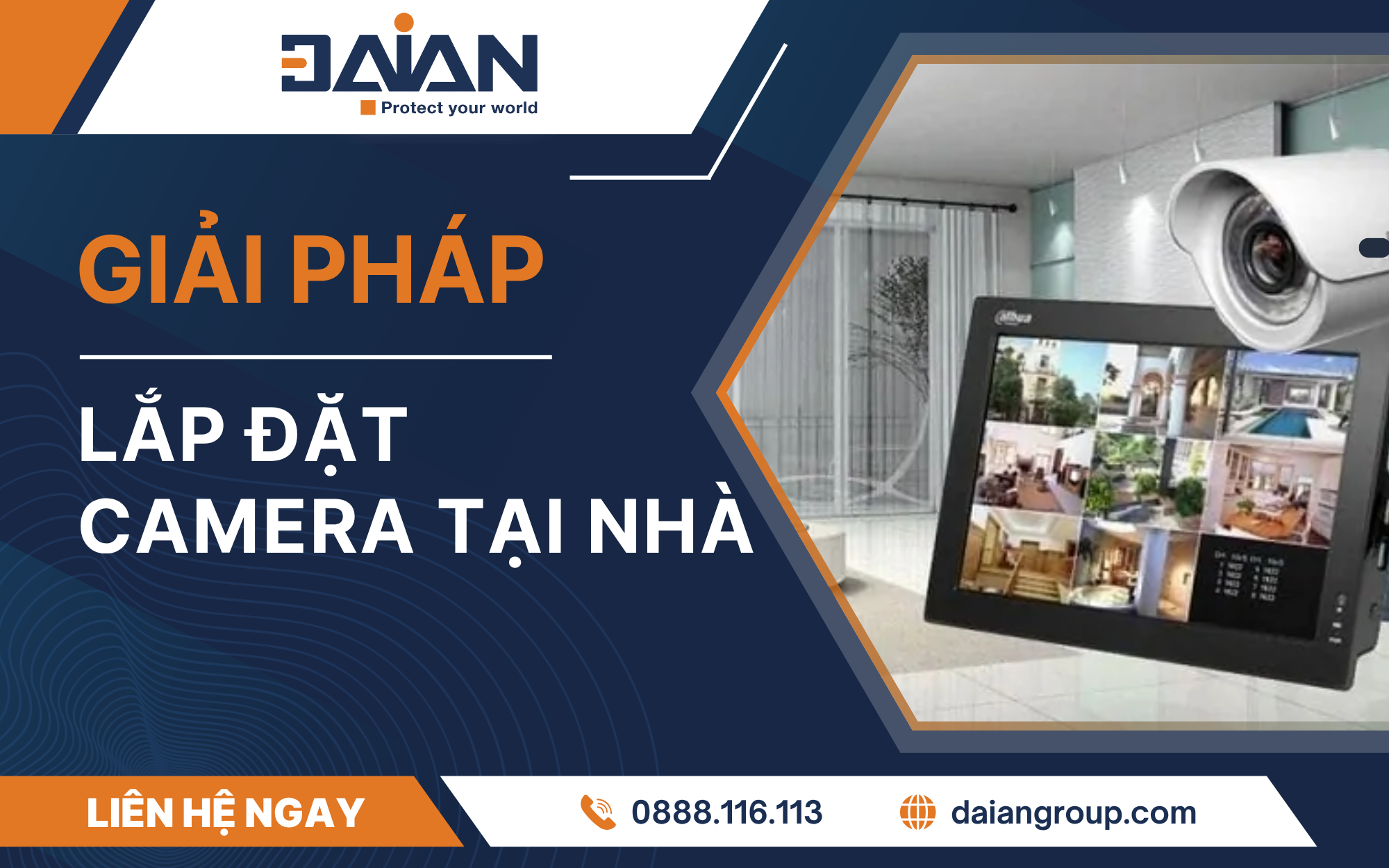 Dịch vụ lắp đặt camera tại nhà: