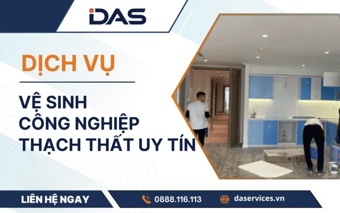 Dịch vụ vệ sinh công nghiệp tại Thạch Thất giá tốt nhất