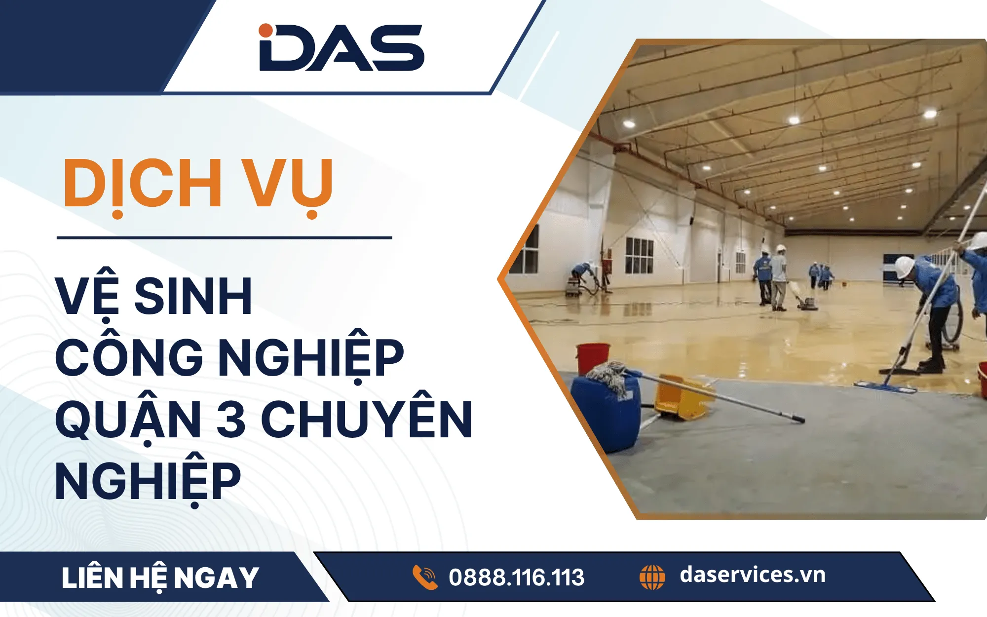 Dịch vụ vệ sinh công nghiệp quận 3