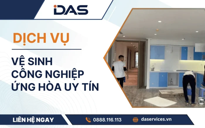 Dịch vụ vệ sinh công nghiệp tại Ứng Hòa Uy tín
