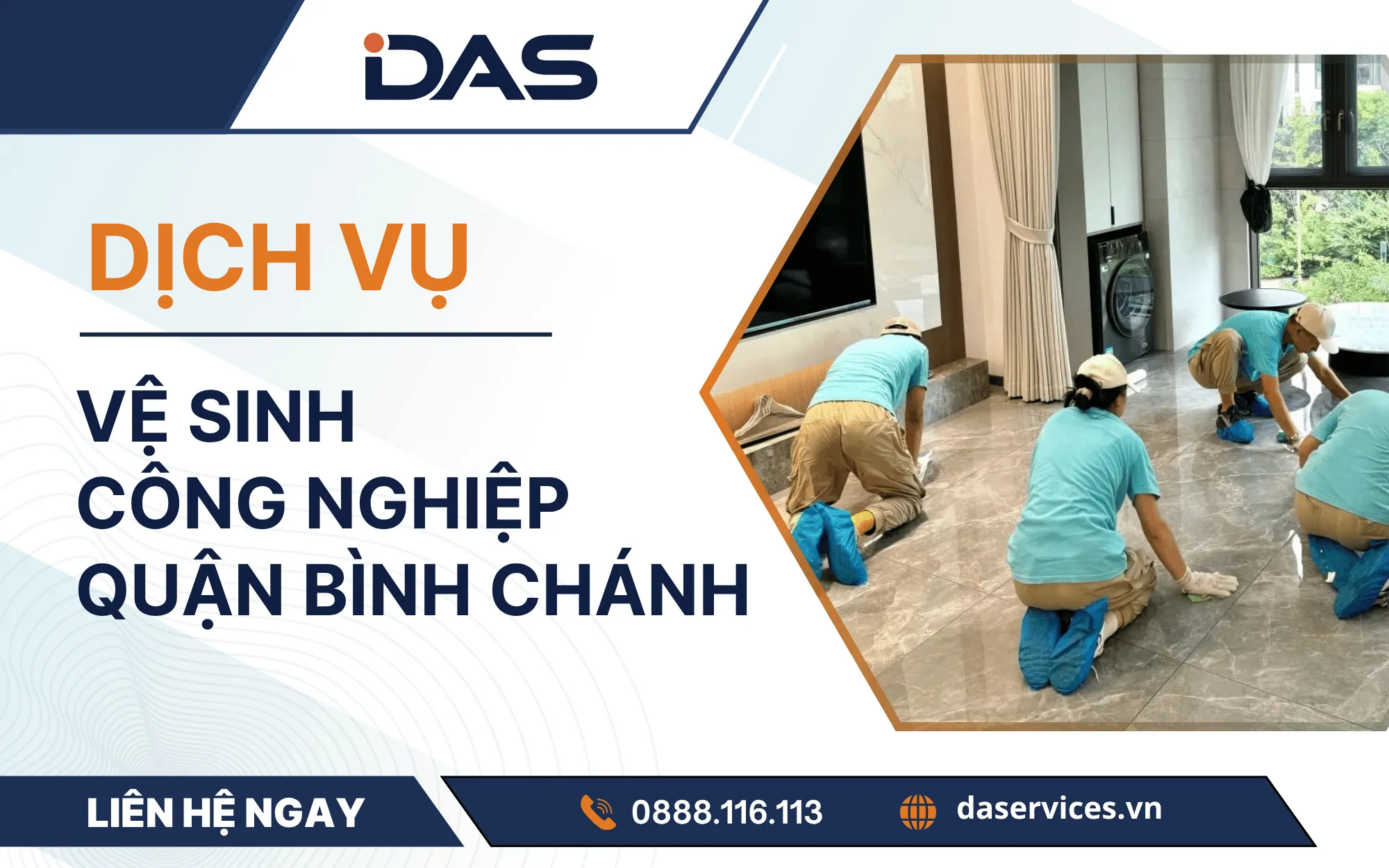 Vệ sinh công nghiệp quận Bình Chánh