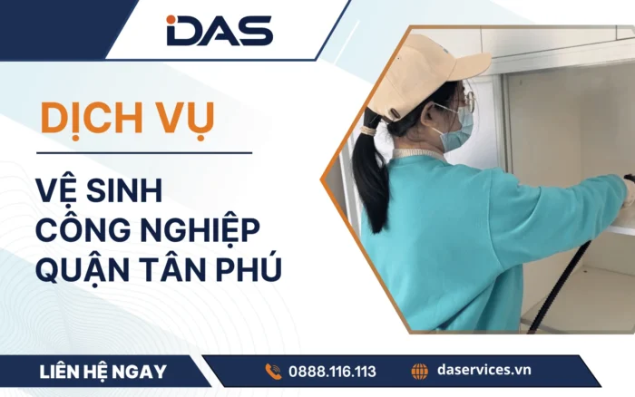 Vệ sinh công nghiệp quận Tân Phú