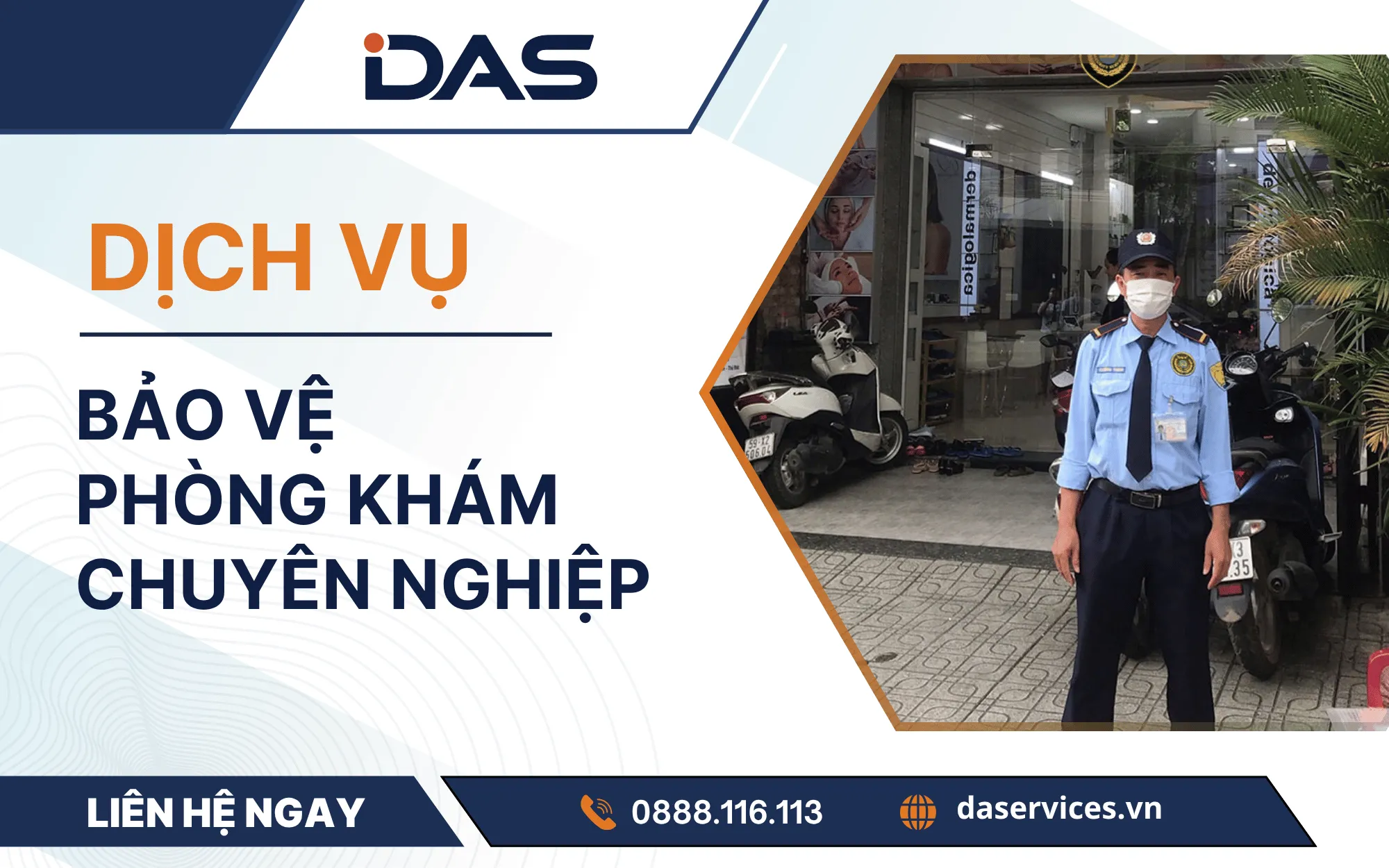 DAS - Cung cấp dịch vụ bảo vệ phòng khám hàng đầu