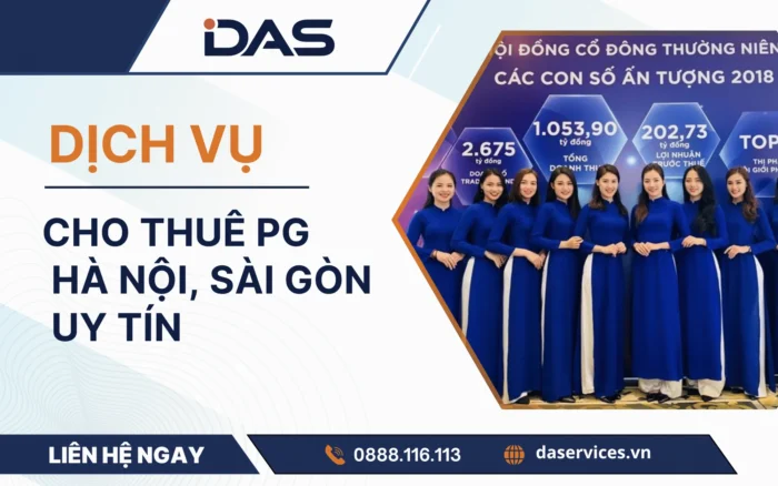 Dịch vụ cho thuê PG Hà Nội, Sài Gòn uy tín
