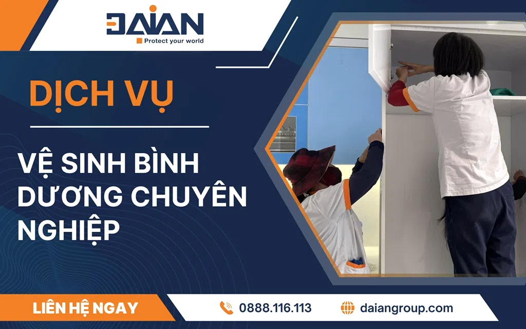 Dịch vụ vệ sinh Bình Dương chuyên nghiệp