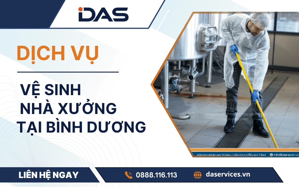 Dịch vụ vệ sinh nhà xưởng Bình Dương