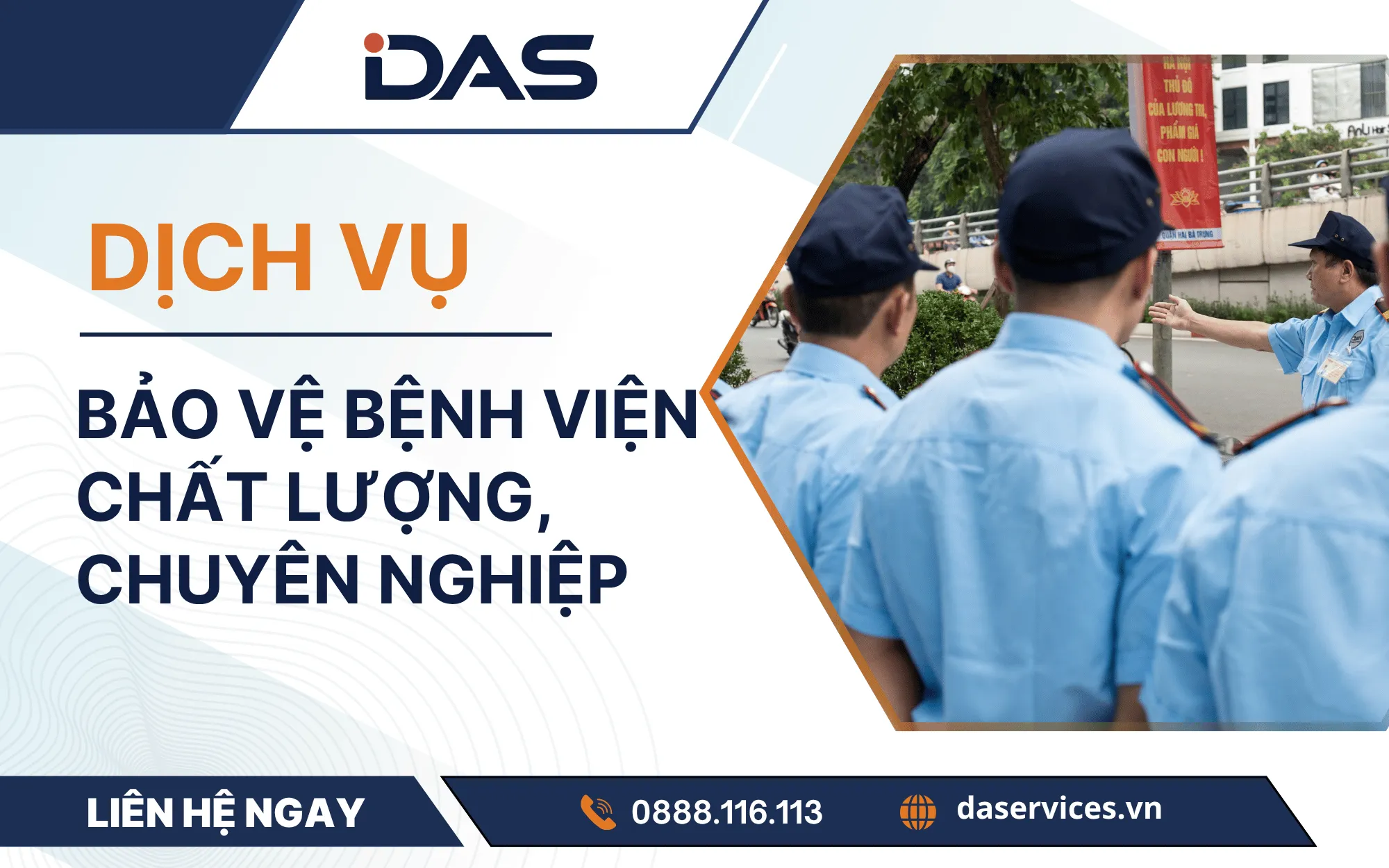 Thuê dịch vụ bảo vệ bệnh viện chất lượng, chuyên nghiệp