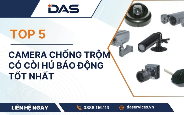 Top 5 camera chống trộm có còi hú báo động tốt nhất