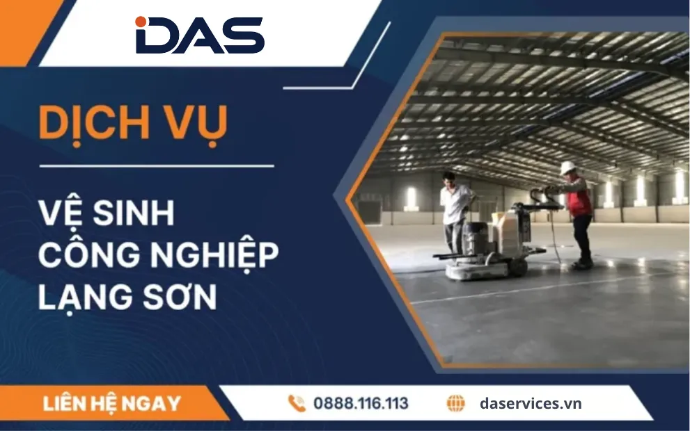 Vệ sinh công nghiệp Lạng Sơn DAS