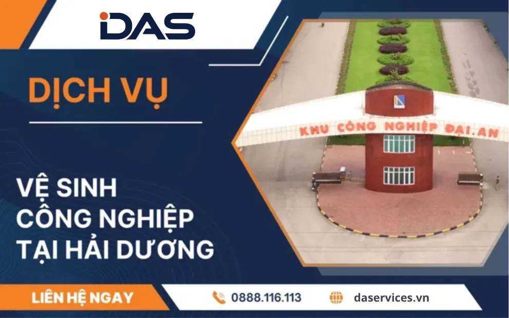 Dịch vụ vệ sinh công nghiệp Hải Dương DAS