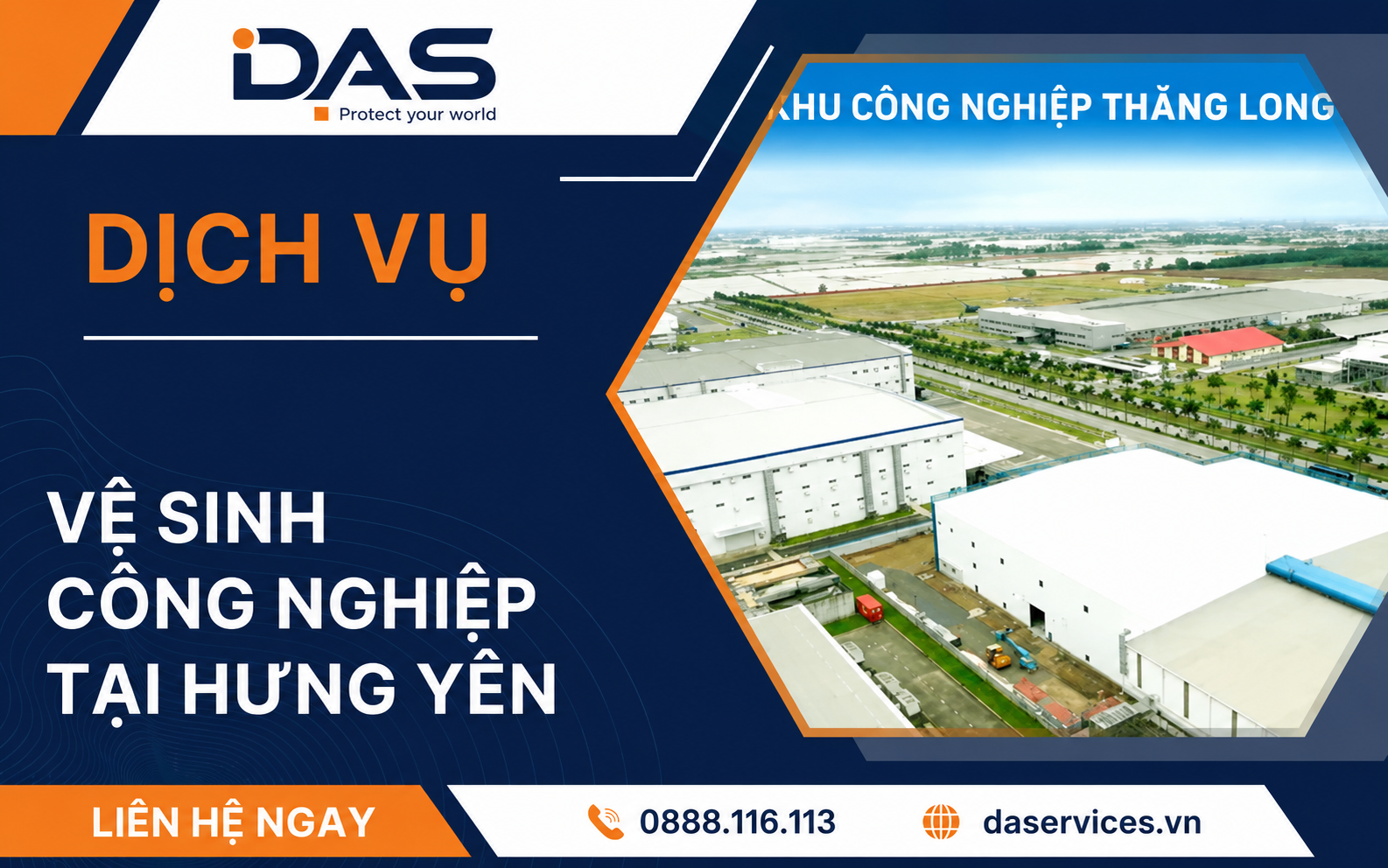 Dịch vụ vệ sinh công nghiệp tại Hưng Yên DAS