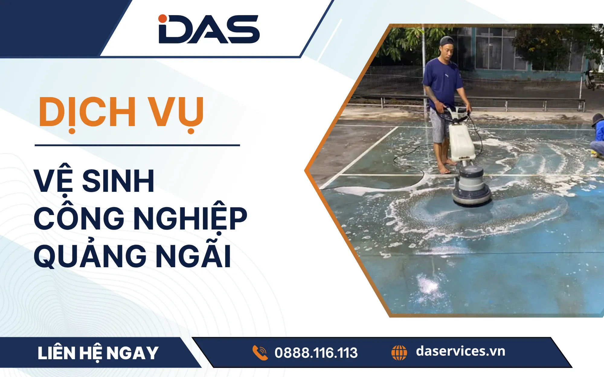 Dịch vụ vệ sinh công nghiệp Quảng Ngãi uy tín giá tốt
