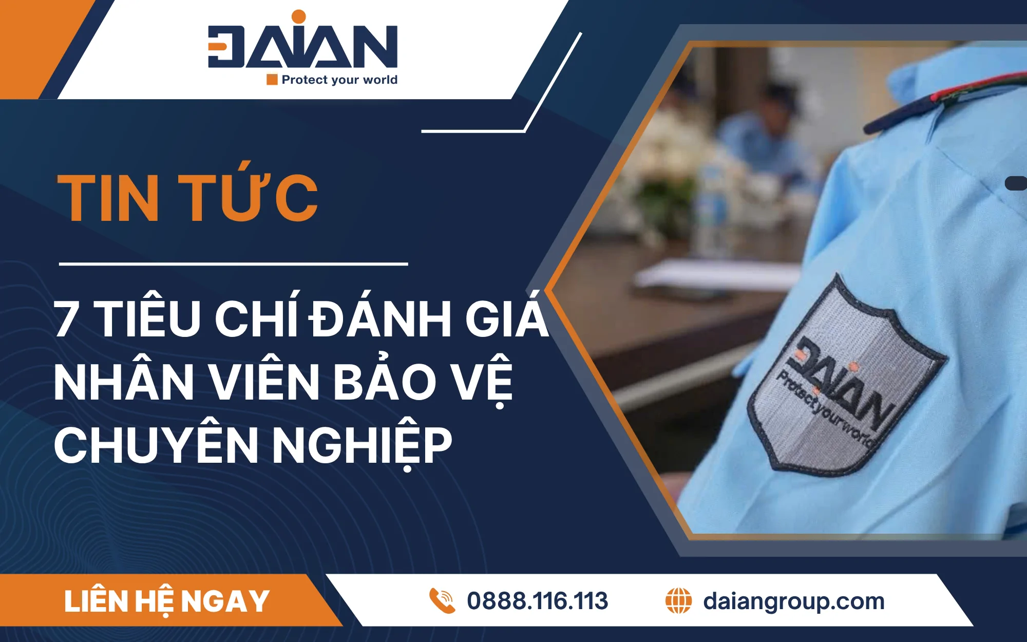7 tiêu chí đánh giá nhân viên bảo vệ chuyên nghiệp